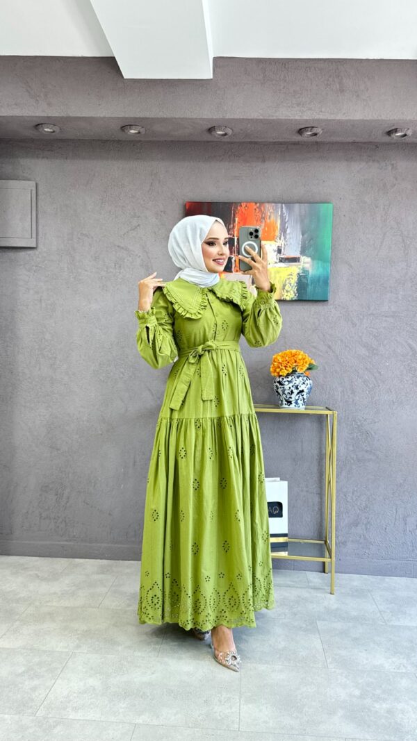 Sinem Elbise Fıstık Yeşili