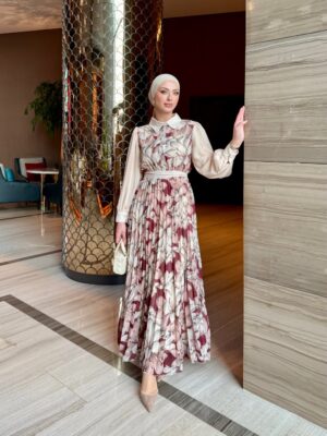 Zeynep Elbise Bordo
