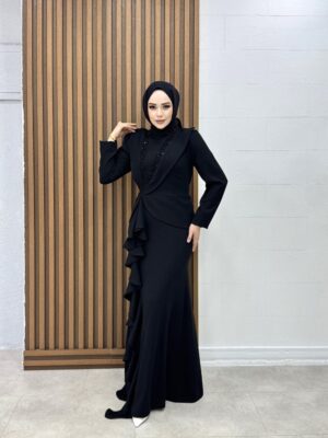 Leyla Abiye Siyah