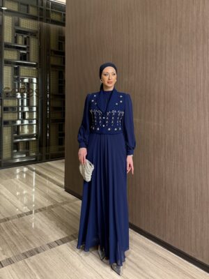 Nigar Elbise Takım Lacivert