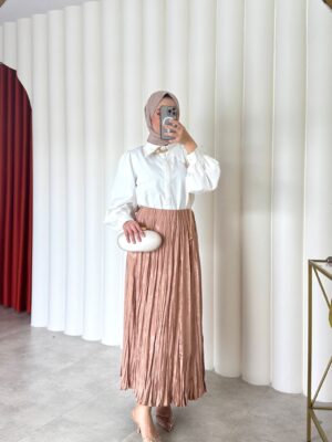 Rezzan Etek Camel