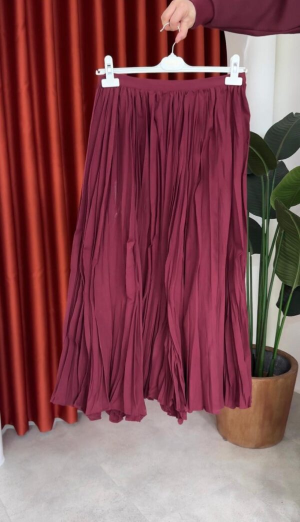Rümeysa Etek Bordo