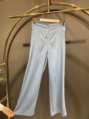 2410 Tencel Pantolon Mavi