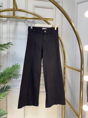 2789 Ön Dikişli Kot Pantolon Siyah