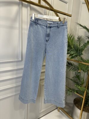 2790 Bol Paça Kot Pantolon Mavi