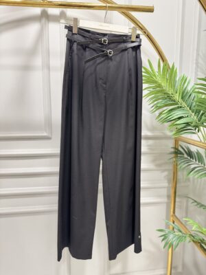 32183 Kemerli Pantolon Siyah