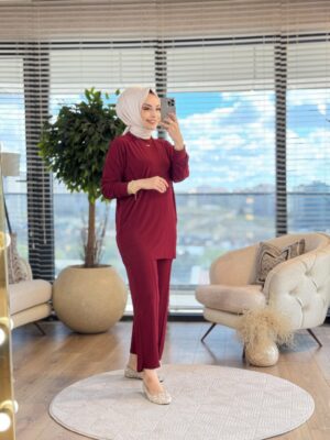 4002 Eflin Takım Bordo