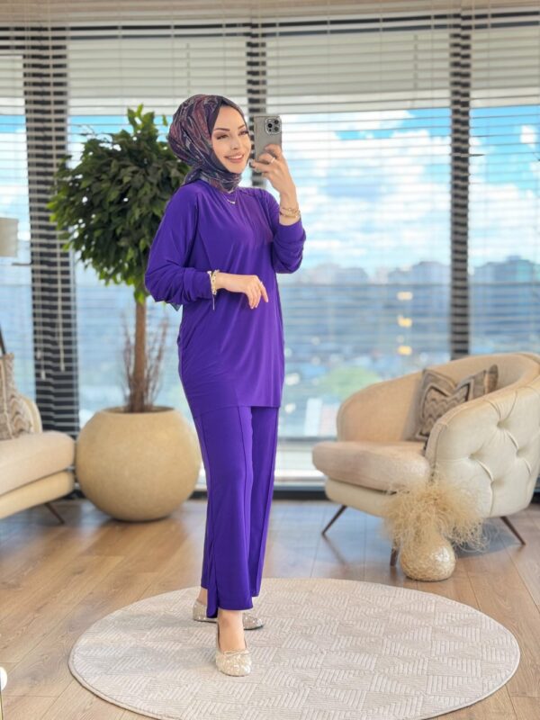 4002 Eflin Takım Mor