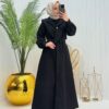 Alisa Tesettür Ferace Siyah Siyah