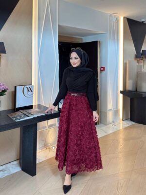 Love Takım Bordo Bordo