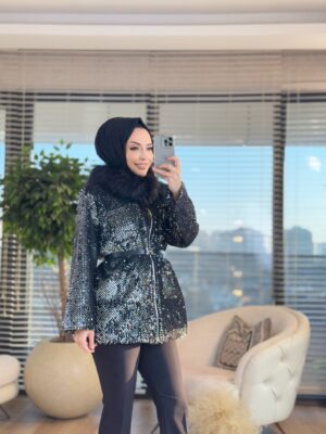 SHZ-184 Hermes Mont Siyah Gümüş