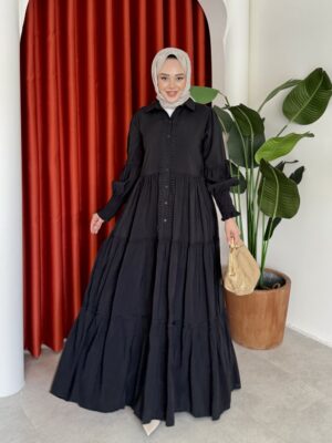 Bediha Elbise Siyah