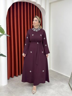 Beyza Elbise Mürdüm