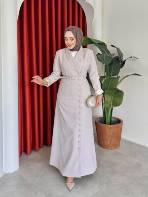 Irmak Elbise Bej