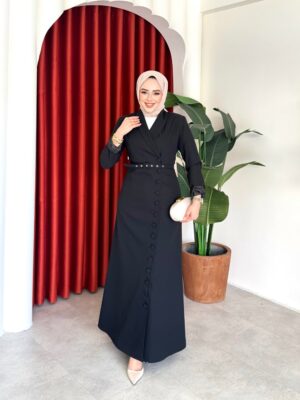 Irmak Elbise Siyah