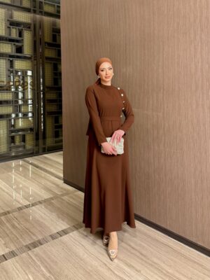 Meral Elbise Kahverengi