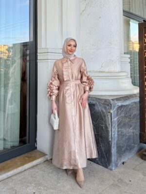 Nazlı Elbise Somon