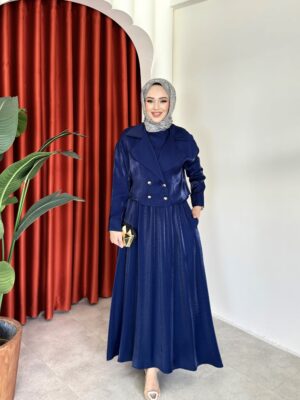 Nida Elbise Lacivert