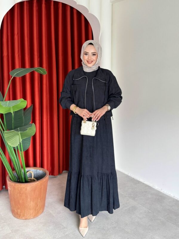 Nuriye Elbise Siyah