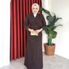 Irmak Elbise Kahverengi - Görsel 2