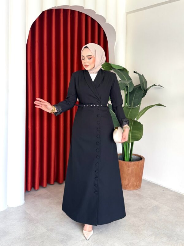 Irmak Elbise Siyah - Görsel 2