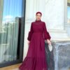 Lina Elbise Bordo - Görsel 2