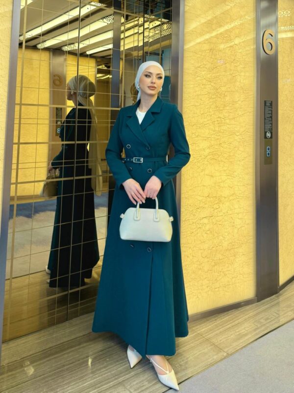 Meryem Elbise Petrol Yeşili - Görsel 2