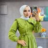 Sinem Elbise Fıstık Yeşili - Görsel 2