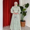 Ünzile Elbise Yeşil - Görsel 2