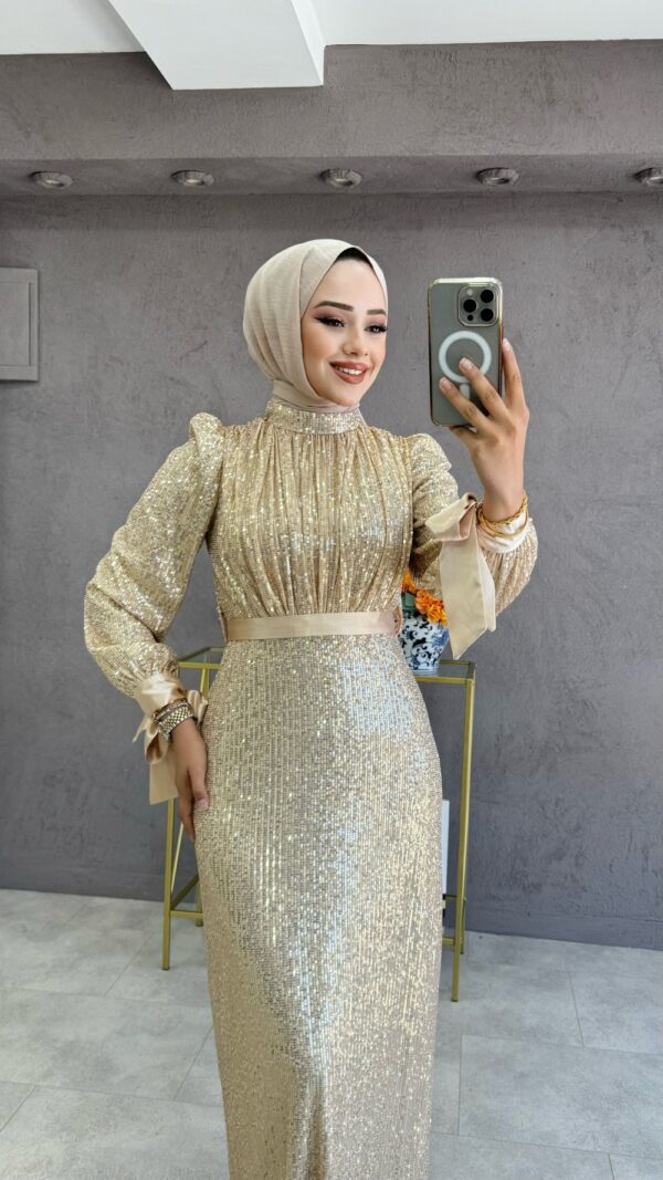 Aycan Abiye Gold - Görsel 2