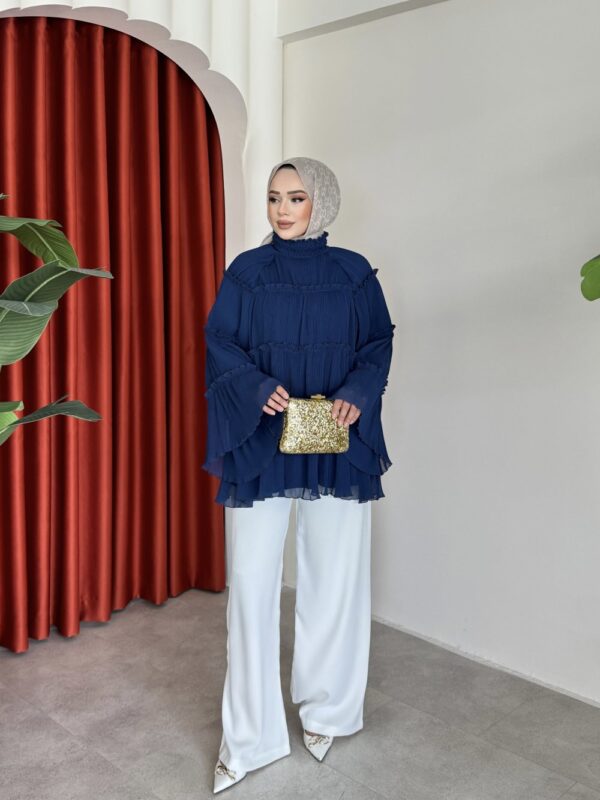 Firuze Tunik Lacivert - Görsel 2