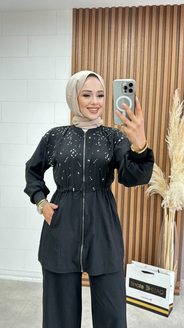 Hüda Takım Siyah - Görsel 2