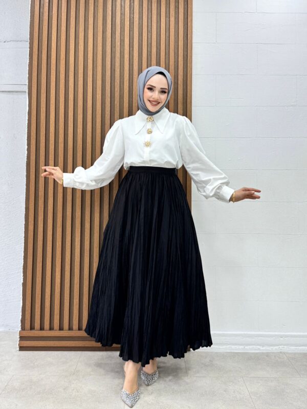 Rümeysa Etek Siyah - Görsel 2