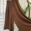 26081 Bol Paça Pantolon Kahve - Görsel 2
