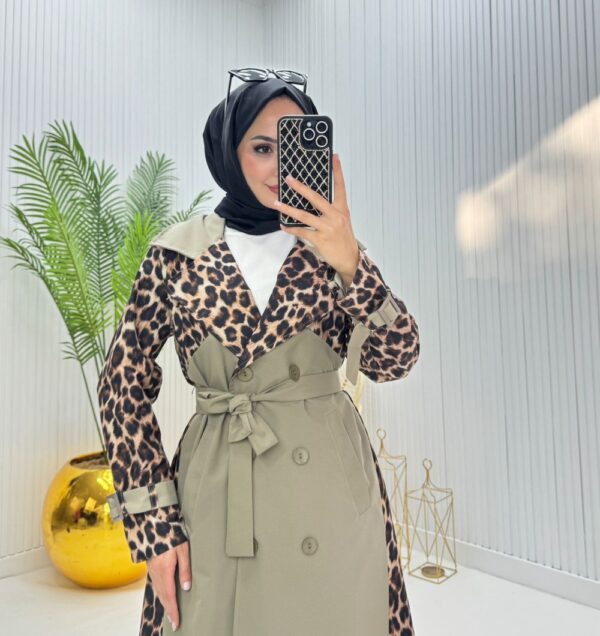 Leopar Tesettür Trenç Taş Taş - Görsel 2
