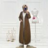 Ribanalı Tesettür Trenç Taba Taba - Görsel 2