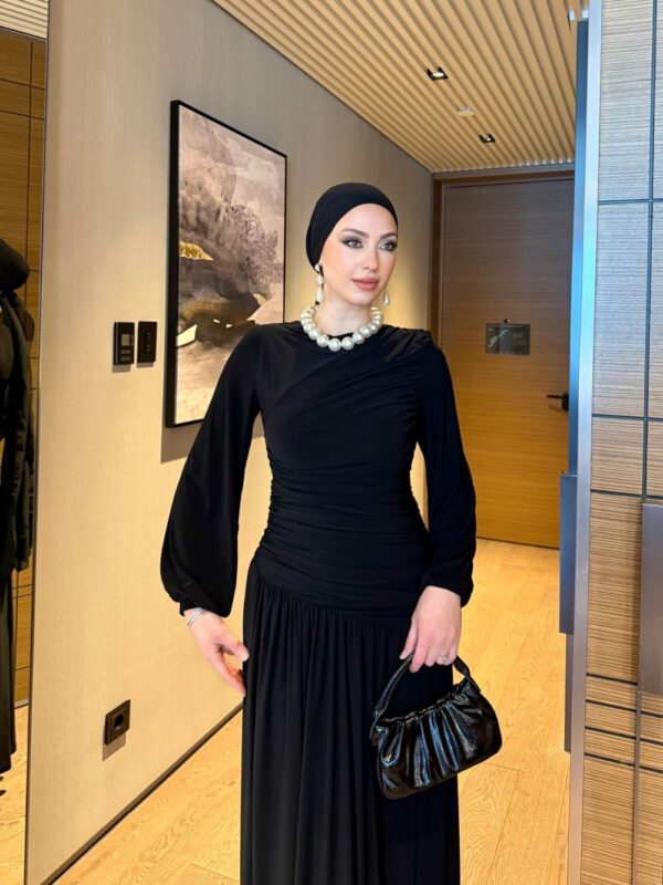 Gizem Elbise Siyah - Görsel 3