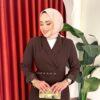 Irmak Elbise Kahverengi - Görsel 3