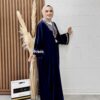 MAKBULE ELBİSE LACİVERT - Görsel 3
