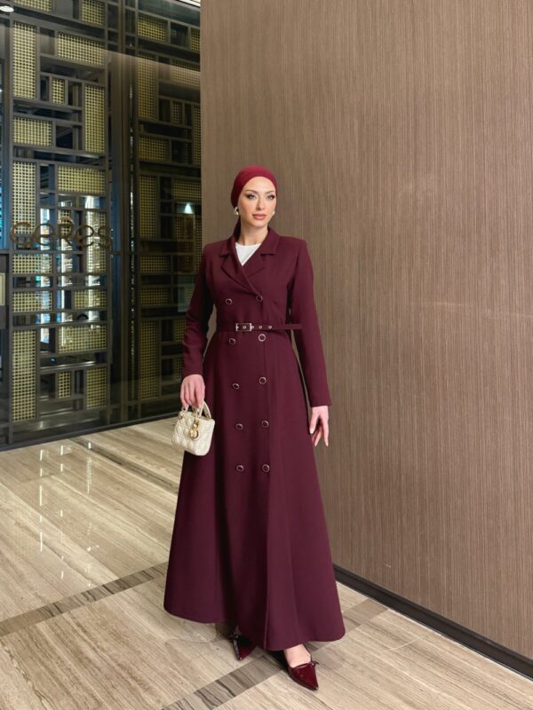 Meryem Elbise Bordo - Görsel 3