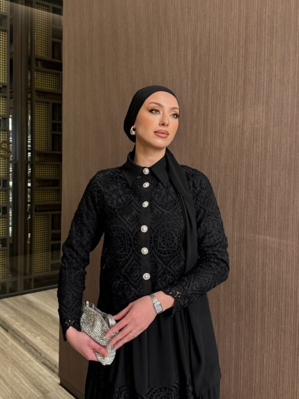 Pamira Elbise Siyah - Görsel 3