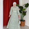 Ünzile Elbise Yeşil - Görsel 3