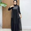 Kübra Elbise Takım Siyah - Görsel 3