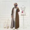 Ribanalı Tesettür Trenç Taba Taba - Görsel 3