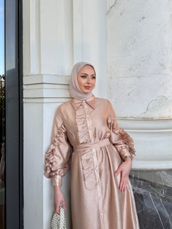 Nazlı Elbise Somon - Görsel 4