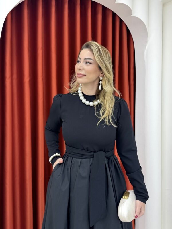 Sezen Elbise Siyah - Görsel 4