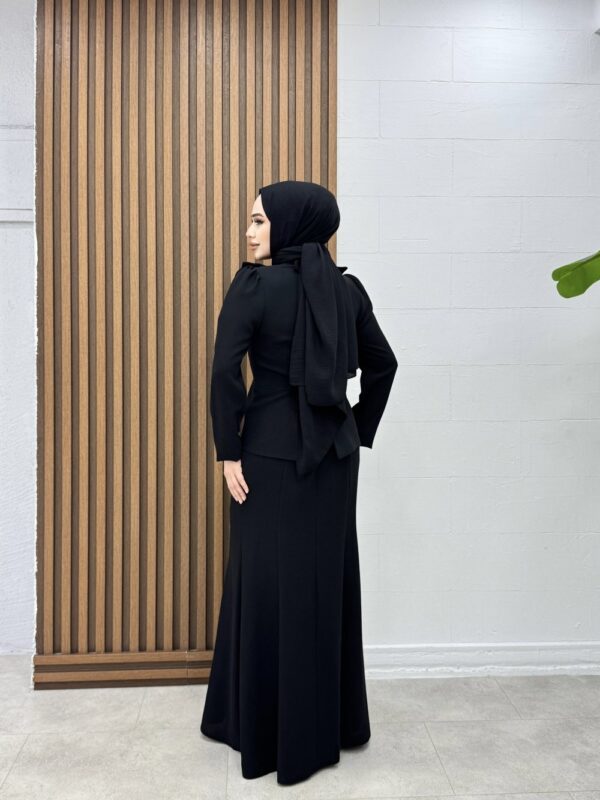 Leyla Abiye Siyah - Görsel 4