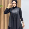 Kübra Elbise Takım Siyah - Görsel 4