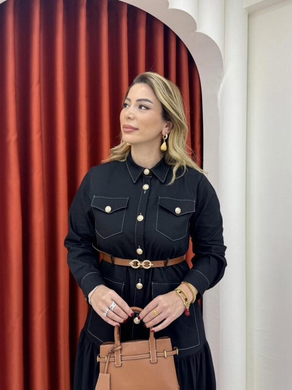Ceren Elbise Siyah - Görsel 4