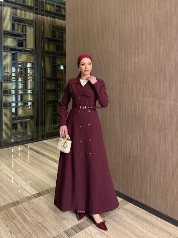 Meryem Elbise Bordo - Görsel 4